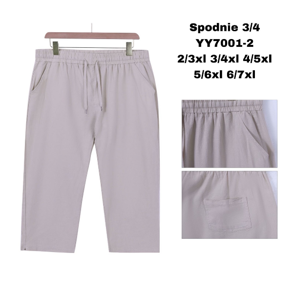 Spodnie damskie 3/4 Roz 2XL-7XL, Mix Kolor Paczka 12 szt